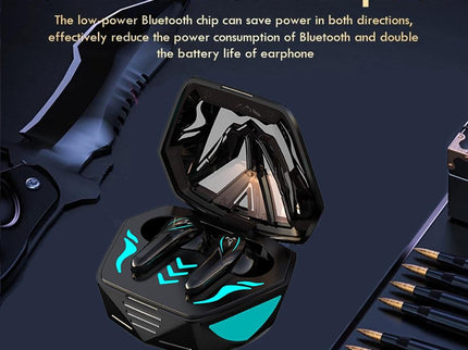 Waterproof T & G Wireless 9D Stereo Headphones With Led Charging Box-1915197883292979201