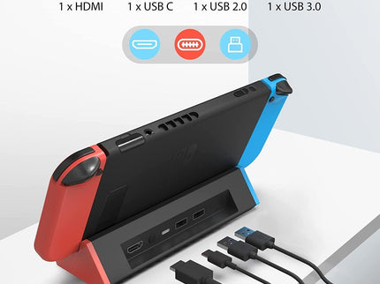 Nintendo Switch 4K Hdmi Adapter - Portable Dock-1915198409464221700