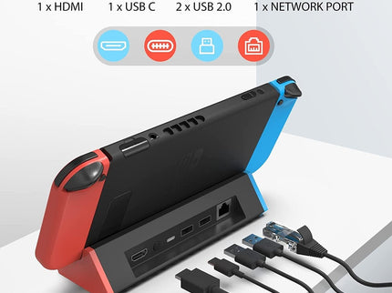 Nintendo Switch 4K Hdmi Adapter With 1000Mbs Lan-1915198013849079812
