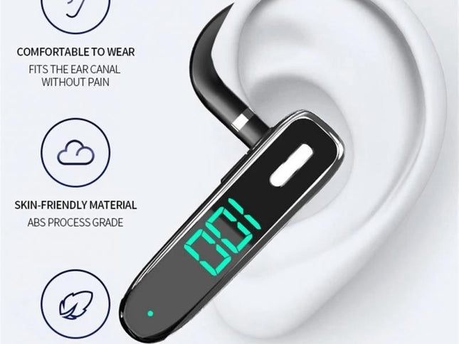 5.3 Bluetooth Business Ear-Hook Earphone With Mic - K50-1915197518589857794