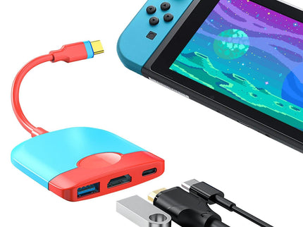 Nintendo Switch Portable 4K Screen Projector - Red-1915196867042480131