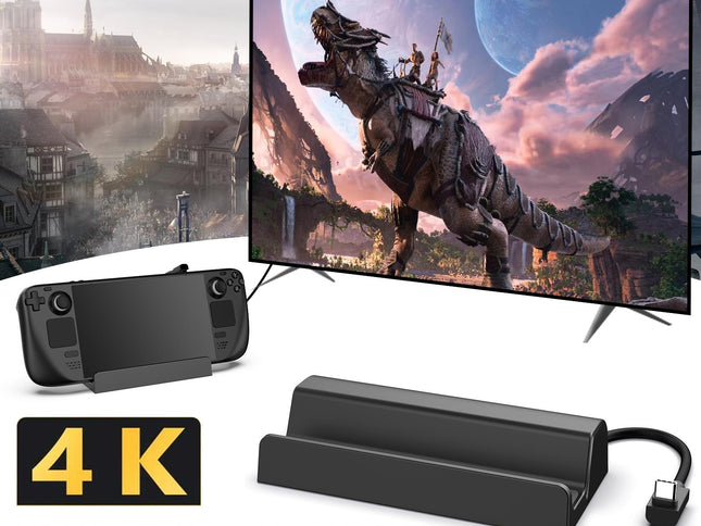 Steam Deck Expansion Dock With Hdmi And Gigabit Network Port-1922443429510516737