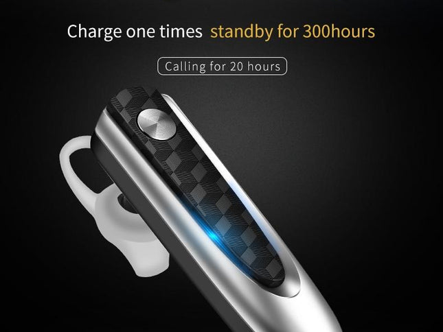 Wireless Bluetooth Earbud For Hands-Free Calls And Music - Large Battery - Black-1915198365126234113