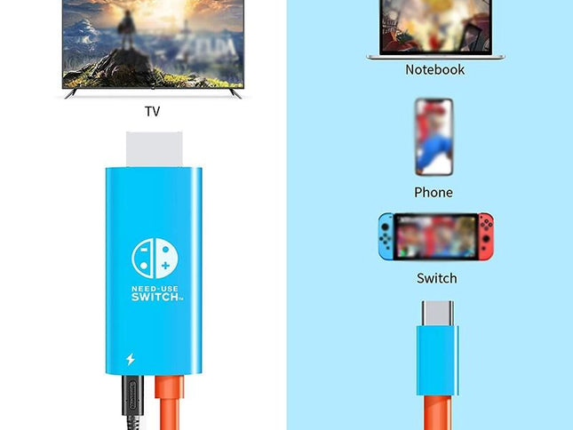 6.6Ft Type C To Hdmi Cable For 4K Tv And Switch-1915198014272704514