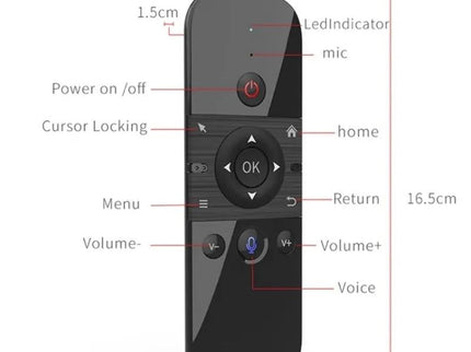 2.4G Wireless Smart Air Fly Mouse For M8 Tv Box - Remote Control Replacement-1915197204411322369