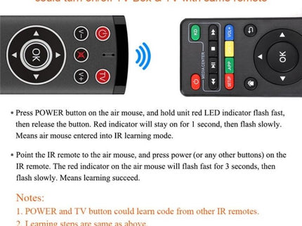 Smart Remote Control For Android Tv With Microphone And Air Mouse Function-1915198346159591426