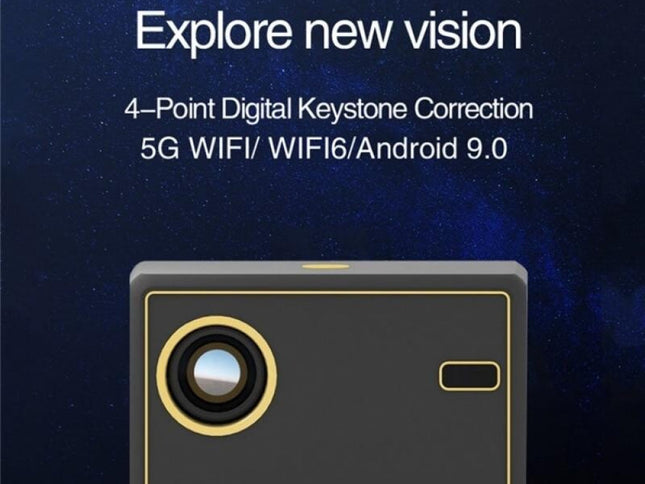 Portable Hd Projector With Media Player - Y7-1915196521381498881