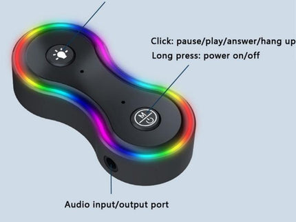 Wireless 2-In-1 Audio Adapter Q8 Portable Bt5.3 Receiver / Transmitter-1915197598499737602