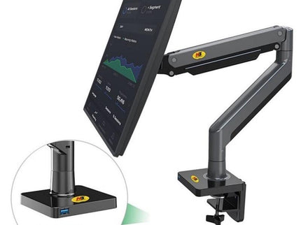 Adjustable Aluminum Monitor Holder - Rotatable 22-40 Inches-1915198054659657729