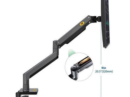 Adjustable Aluminum Monitor Holder - Rotatable 22-40 Inches-1915198054659657730