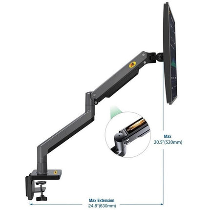 Adjustable Aluminum Monitor Holder - Rotatable 22-40 Inches-1964932323703132162