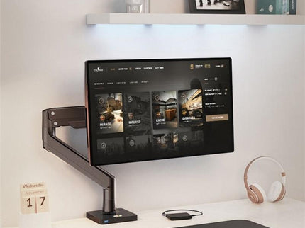 Adjustable Aluminum Monitor Holder - Rotatable 22-40 Inches-1915198054659657733