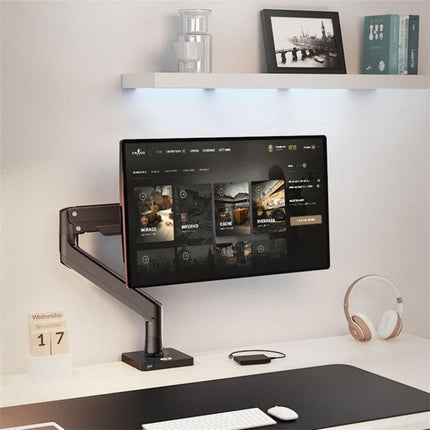 Adjustable Aluminum Monitor Holder - Rotatable 22-40 Inches-1964932323703132165