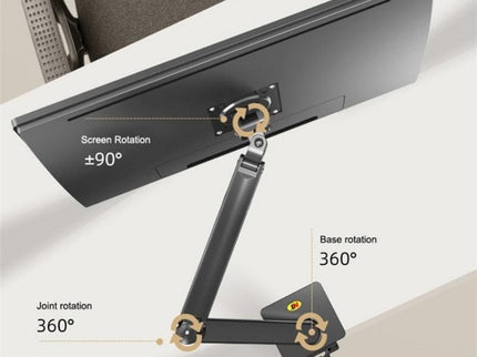Adjustable Aluminum Monitor Holder - Rotatable 22-40 Inches-1915198054659657734