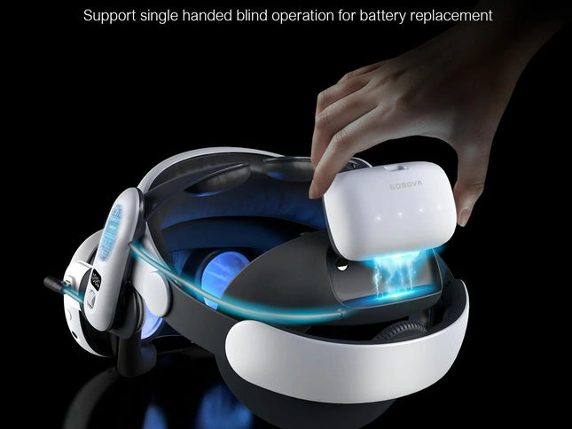 Meta Quest 3 Vr Head Strap 10000mah Battery-1922443391153606657