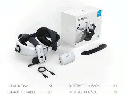 Meta Quest 3 Vr Head Strap 10000mah Battery-1922443391153606661