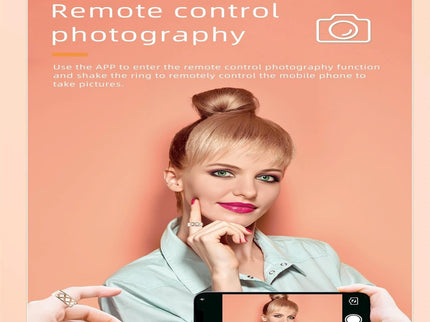 Smart Ring With Heart Rate Blood Oxygen Sleep Monitoring - Multiple Sports Modes - Rose Gold Size 12-1943465054917758985