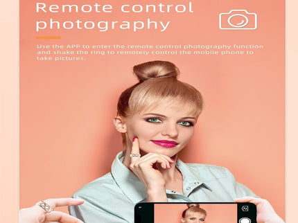 Smart Ring With Heart Rate Blood Oxygen Sleep Monitoring - Multiple Sports Modes - Rose Gold - Size 13-1915197138258759689