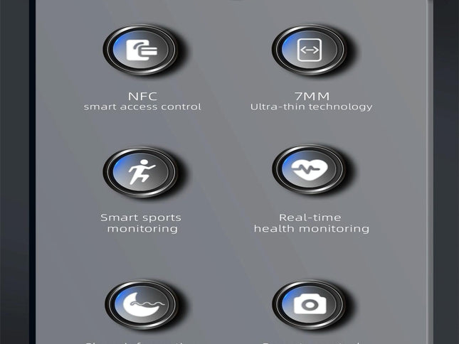 Smart Ring With Heart Rate Blood Oxygen Sleep Monitoring And Multiple Sports Modes - Black Size 8-1915196835639726082