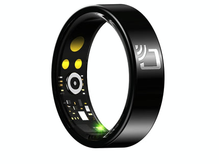 Smart Ring With Heart Rate Blood Oxygen Sleep Monitoring And Multiple Sports Modes - Black Size 10-1915196874437038087