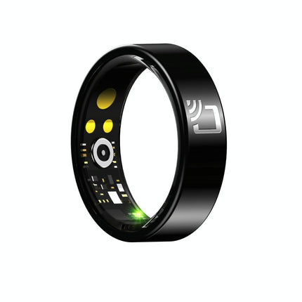 Smart Ring With Heart Rate Blood Oxygen Sleep Monitoring And Multiple Sports Modes - Black Size 10-1964932193792954375