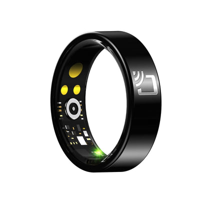 Smart Ring With Heart Rate Blood Oxygen & Sleep Monitoring - Black Size 11-1964932199081971712