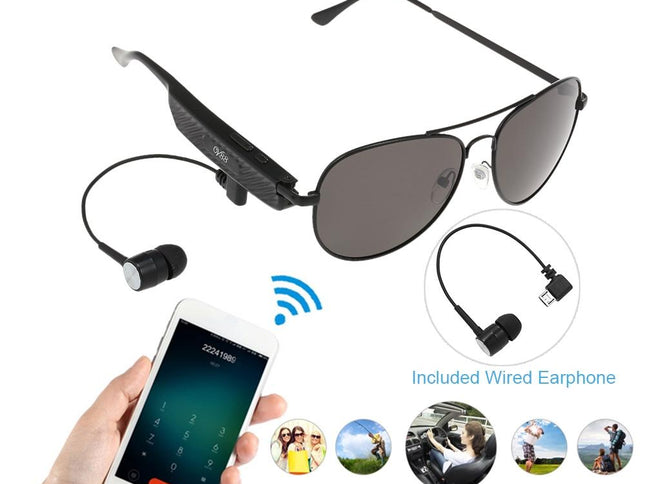 Wireless Bluetooth Sunglasses With Music Earphones And Mic-1915197402042732546