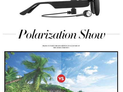 Wireless Bluetooth Sunglasses With Music Earphones And Mic-1915197528018653187