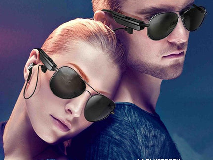 Wireless Bluetooth Sunglasses With Music Earphones And Mic-1915197528018653190