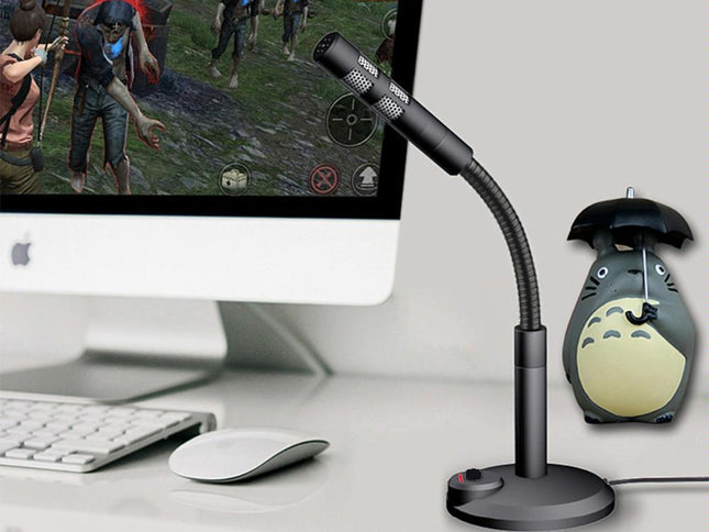 Usb Gaming Condenser Microphone For Computer - Mini Microphone With Voice Changer-1915197229199659010