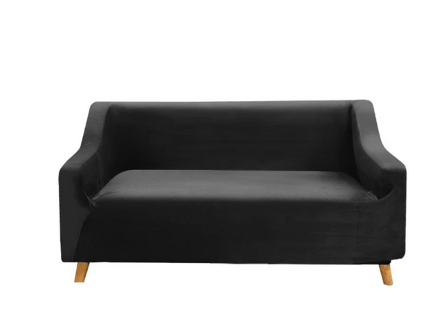 Marlow Sofa Covers 2 Seater High Stretch Black