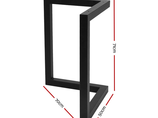Artiss Metal Table Legs DIY 50X70CM Set of 2