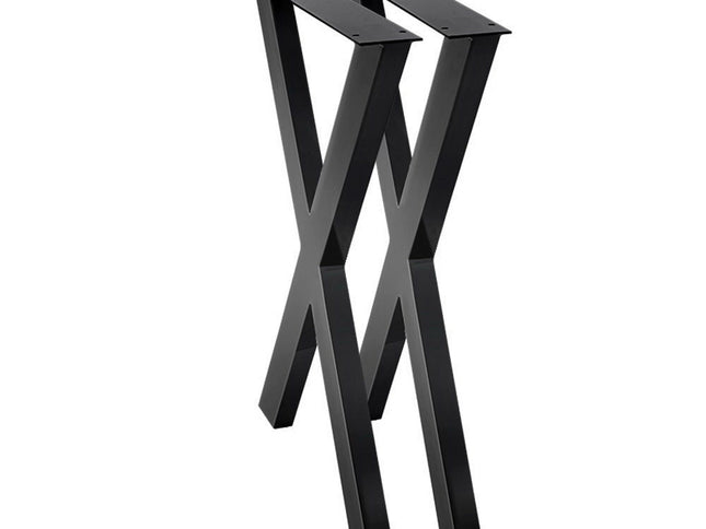 Artiss Metal Table Legs DIY X-shaped 71X60CM Set of 2