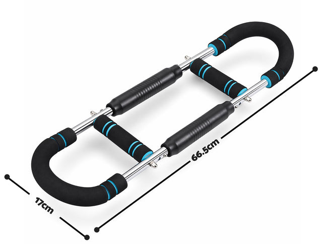Everfit Twister Arm Exerciser 60-90lb Adjustable Chest Workout Equipment Home Gym Fitness
