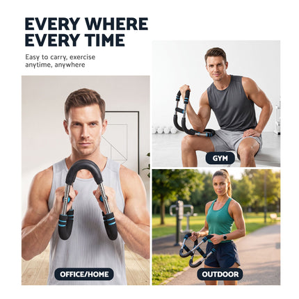 Everfit Twister Arm Exerciser 60-90lb Adjustable Chest Workout Equipment Home Gym Fitness