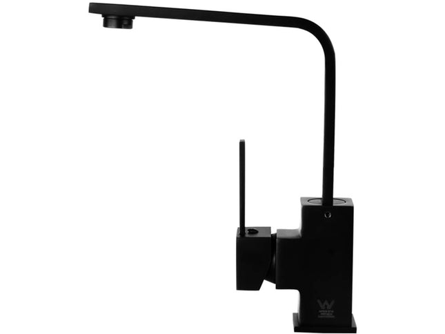 Cefito Kitchen Mixer Tap Mixer Square Sink Faucet Basin Laundry Black