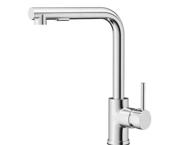 Cefito Kitchen Mixer Tap Pull Out Rectangle 2 Mode Sink Basin Faucet Swivel WELS Chrome