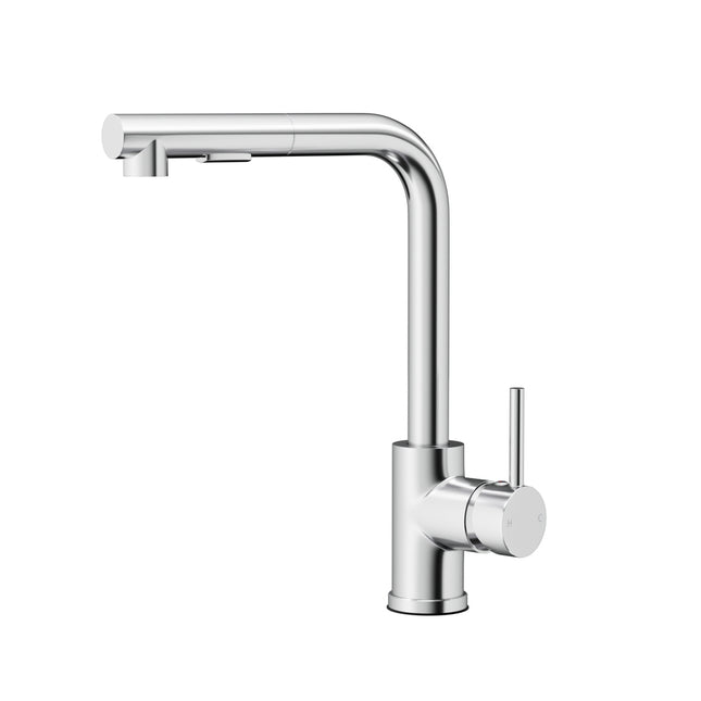 Cefito Kitchen Mixer Tap Pull Out Rectangle 2 Mode Sink Basin Faucet Swivel WELS Chrome