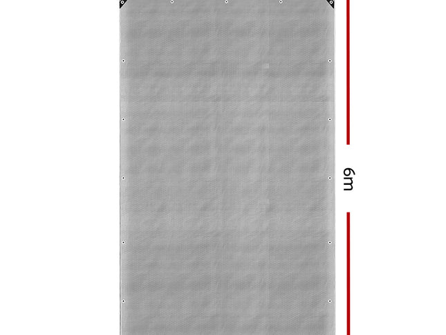 Instahut Tarp Tarpaulin 3.6x6m Canvas Camping Heavy Duty Sun Cover