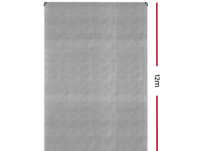 Instahut Tarp Tarpaulin 9x12m Canvas Camping Heavy Duty Sun Cover