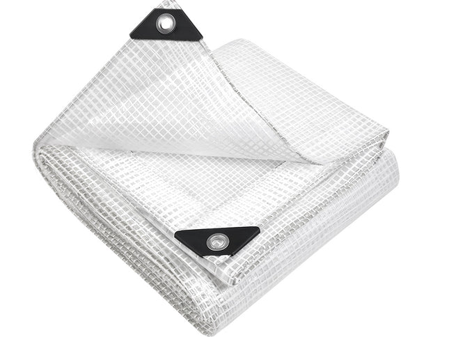 Instahut Tarp Tarpaulin 6x9m Canvas Heavy Duty Camping Cover Clear