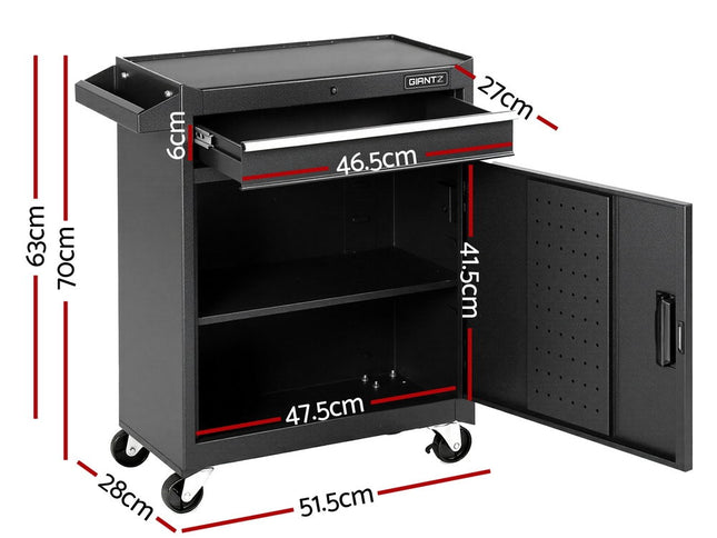 Giantz Tool Chest Trolley Cabinet Rolling Toolbox Garage Storage Tools organizer