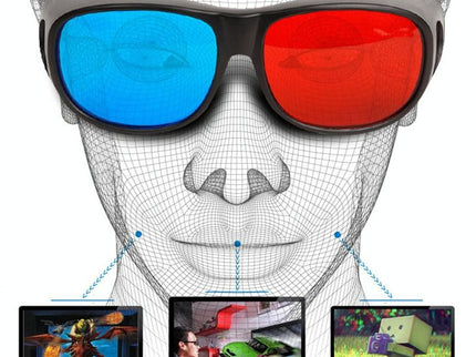 3D Gaming And Movie Anaglyph Glasses-1915198057855717380