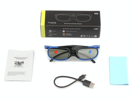 Home Theater 3D Glasses - Active Shutter For Projectors & Tvs-1915197751596027906