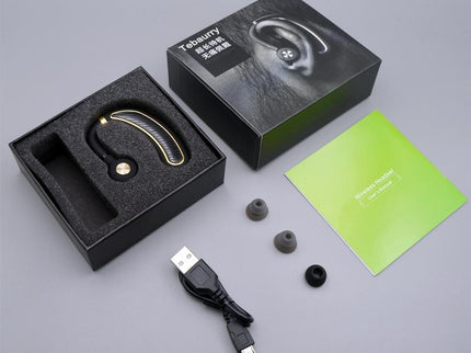 Wireless Bluetooth Earphones With Mic - 24Hrs Work Time - For Iphone / Android - Black / Gold-1915196688927166469