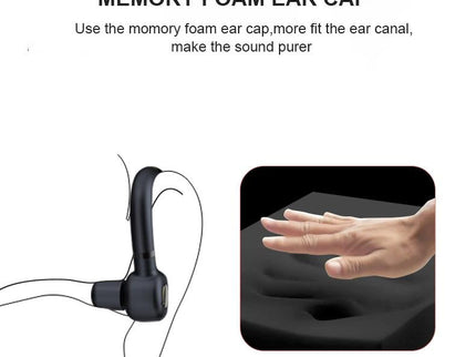 Wireless Bluetooth Earphones With Mic - 24Hrs Work Time - For Iphone / Android - Black / Gold-1915196688927166470