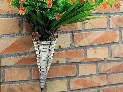 Rustic Hanging Rattan Vase For Farmhouse Decor-1915198045247639555