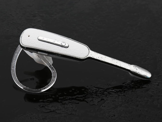 Handsfree Bluetooth Earphone With Mic For Iphone - Black / Silver-1915197144562798594