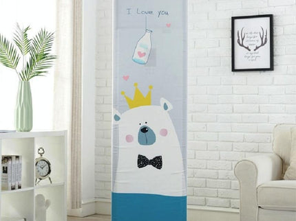Love Bear Fabric Dust Cover - 170X50X30Cm Vertical Cabinet Type All-Inclusive Ac-1915198285174411271