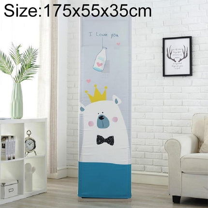 Love Bear Fabric Dust Cover - All-Inclusive Vertical Cabinet Ac - 175X55X35Cm-1915198108640350212
